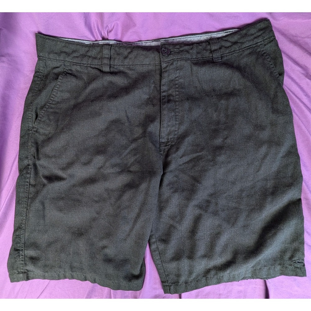 O'Neill Men's Hybrid Board Shorts Size 38 Heathered Dark Charcoal Black Tech
